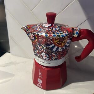 Bialetti x Dolce Gabbana stovetop espresso maker never used